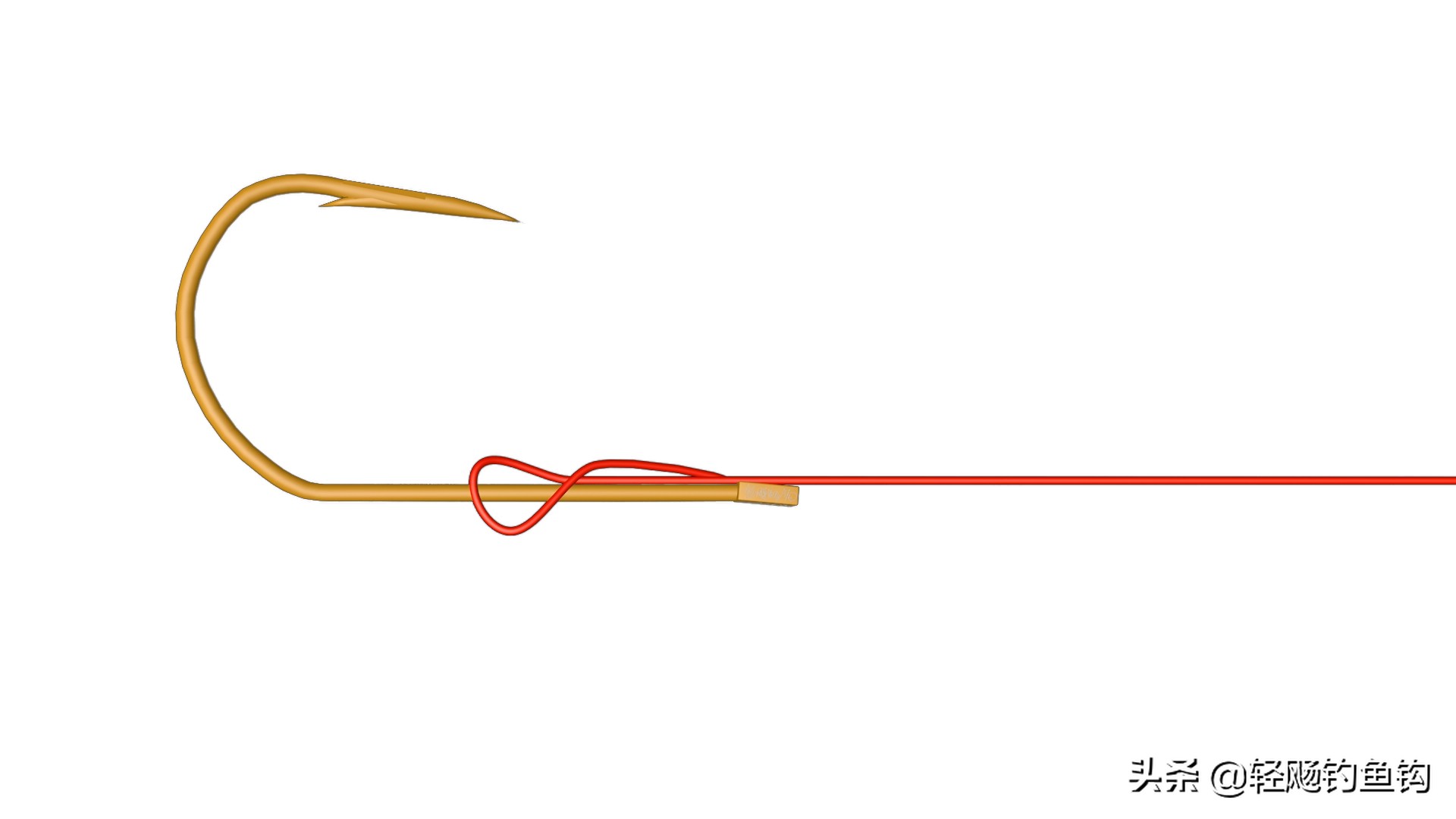 鱼钩内绕线怎么绑？简单易学的超详细高清图解教程  -图4