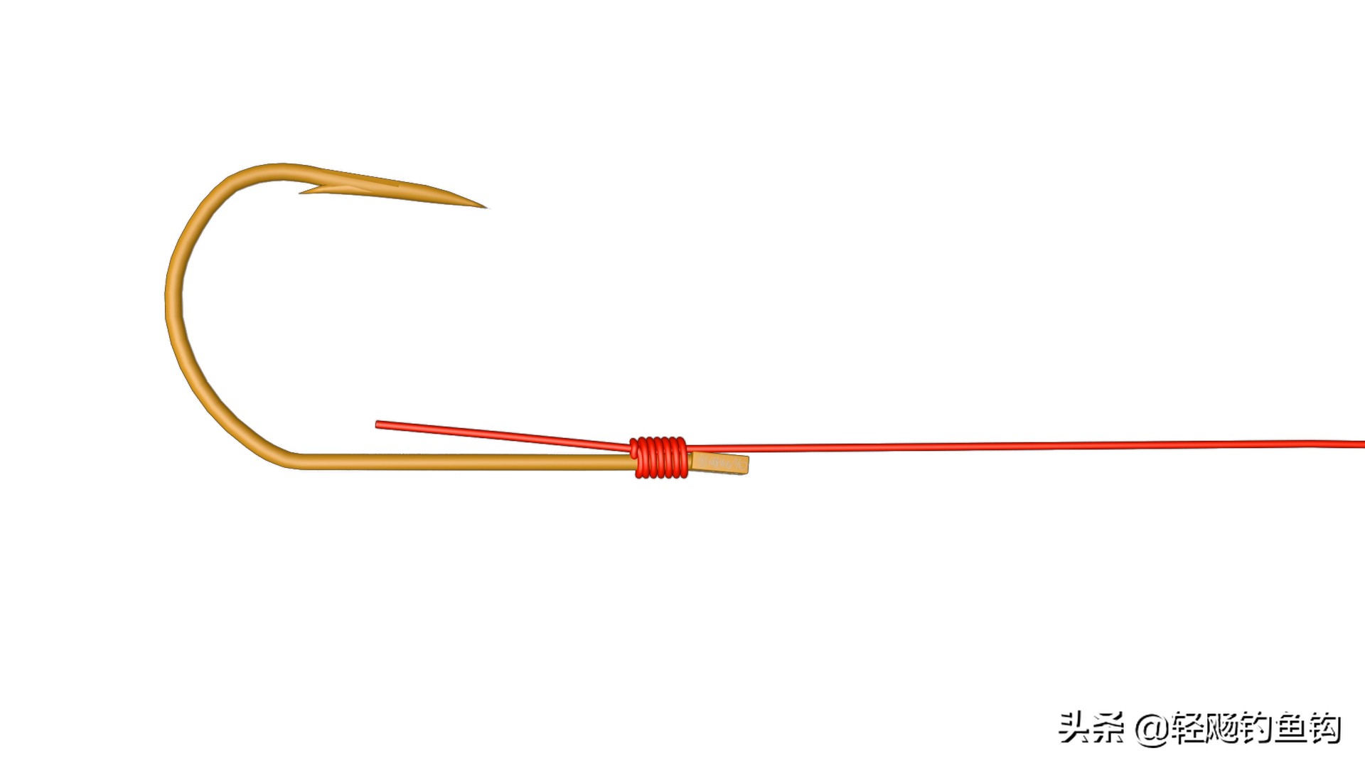 鱼钩内绕线怎么绑？简单易学的超详细高清图解教程  -图7