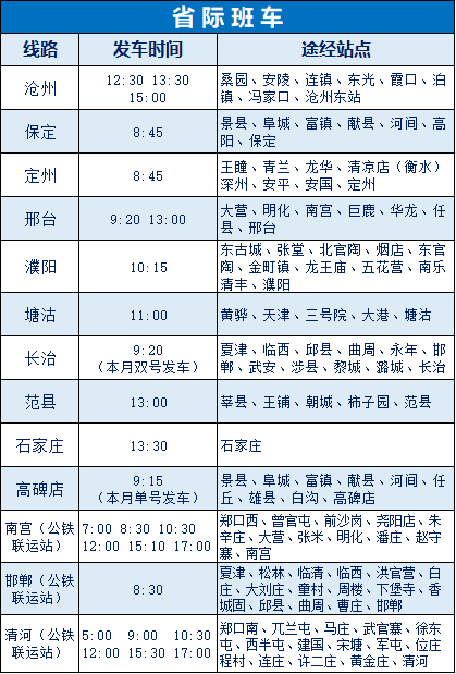 德州汽车总站发布最新发车班次时刻表  方便旅客出行齐鲁晚报·齐鲁壹点-图1